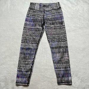 Prana Womens Small Roxanne Cropped Leggings Printed Multicolor Capri Geometric